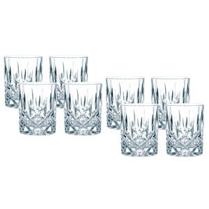 Nachtmann Noblesse <b>Set</b> of 8 Classic Design <b>Whiskey</b> Glasses for Cocktails - Product Image 1
