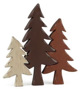 Ornement d'arbre de Noël écologique fait à la main cadeau personnalisé en bois de cerisier de haute qualité pour toute saison «Eco» arbre de Noël ECO - Product Image 4
