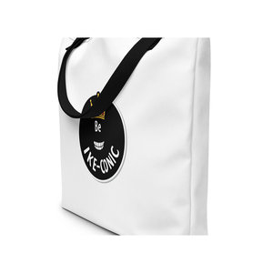 Sac fourre-tout promotionnel Be Ike-Conic Signature de grande taille avec impression sérigraphique 100% polyester et grande poche intérieure - Product Image 4