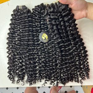 10A เวียดนามผมหยิกการรวมกลุ่ม100% ที่ยังไม่ได้ผมหยิก3การรวมกลุ่มนามสกุลผมมนุษย์สีธรรมชาติ - Product Image 2