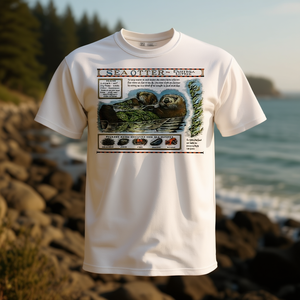 เสื้อยืดวินเทจลายหมีน้ำทะเลอย่างเป็นทางการสำหรับผู้หญิง สไตล์วินเทจเพื่อการส่งเสริมการขาย - Product Image 3