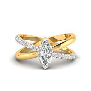 Anillo solitario con diamante de corte marquesa de 1.17 quilates, color F, claridad VS, diamante cultivado en laboratorio, en oro de 14 quilates, para bodas, compromisos y fiestas. - Product Image 2