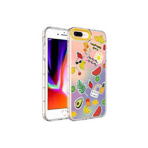 MSRA pour iPhone 7 Plus, coque de protection en silicone souple, coque arrière rigide, motif coloré, compatible avec l'appareil photo A53 11Pro Plus - Product Image 1
