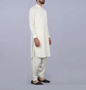 Servizi OEM realizzati in pakistan Mens kareem Color maniche lunghe materiale di alta qualità Shalwar Kameez in vendita