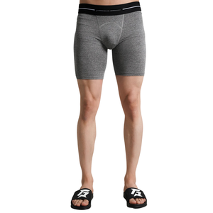 Shorts de gymnastique de compression pour hommes de haute qualité poche arrière haut vendeur MMA Shorts conception personnalisée Logo privé plaine haute rue - Product Image 4