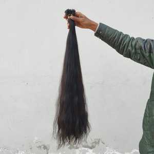 ขายส่ง100% มนุษย์ผมหยิก I ปลายต่อผมดิบรัสเซียผมไมโครลิงค์ส่วนขยาย Itip - Product Image 3