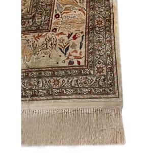 พรมไหมทอมือลายดอกไม้ Gulmarg Green รุ่น Pae-6232 สำหรับใช้ในบ้าน - Product Image 4