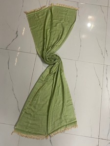 High Fashion Unisex 100% Viscose Hand-Made Eco-Friendly Lightweight Yarn-Dyed Custom Size Muffler Stole Shawl Spring All <b>Knitted</b> - Product Image 3