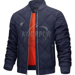 2025 alta calidad personalizada Chenille parches diseño Stand Collar hombres College Letterman chaqueta - Product Image 1