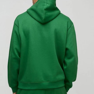 Survêtement à capuche oversize pour homme, streetwear, 100% coton molletonné, design personnalisé, épaules tombantes, longueur intégrale, unisexe - Product Image 3