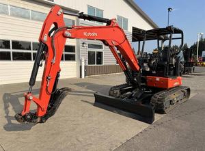 Mini-excavatrice certifiée CE U55-5 de 5 tonnes, compacte, à rotation zéro, hydraulique, pour travaux de construction et aménagement paysager - Product Image 4