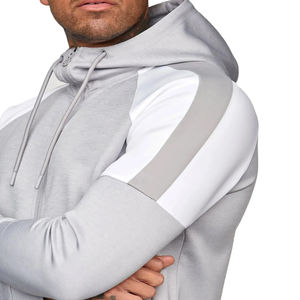 Survêtement oversize d'hiver de haute qualité, OEM, uni, en polaire mi-lourd, avec logo imprimé, en élasthanne/polyester, respirant, style streetwear - Product Image 4