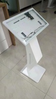 Monitor tampilan LCD interaktif 24 inci layar sentuh kios informasi berbentuk K/S/T kios meja bantuan kios bank