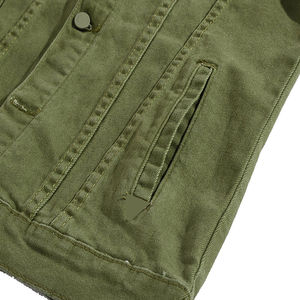 Long Sleeve Best Selling Stylish Men's <b>Denim</b> <b>Jacket</b> 100% Cotton Eco-Friendly Windproof Casual Winter Front Logo Customizable - Product Image 6