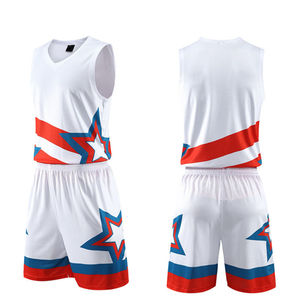 Kit de baloncesto duradero, Impresión de logotipo y número personalizados, camiseta y pantalones cortos cómodos para jugadores de equipo - Product Image 1