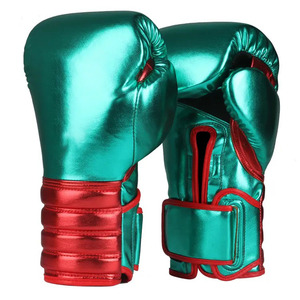Gants de boxe sportifs confortables pour l'entraînement et le combat, fabriqués au Pakistan, personnalisés, avec fermeture auto-agrippante, en cuir véritable, CP-BG-33 - Product Image 1
