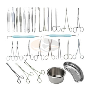 General Debridement <b>Set</b> 30pcs Manual Stainless Steel Surgical Instruments Wound Excision Dead Skin Removal <b>Doctors</b> Nurses - Product Image 5