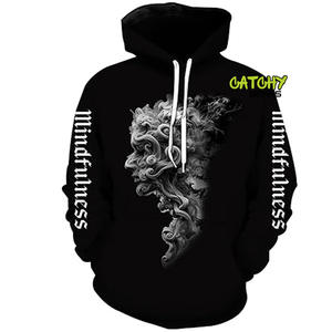 Sudaderas con capucha con cremallera de diseño personalizado, fabricación de ropa, ropa de calle bordada de gran tamaño, algodón, Terry francés, lavado ácido, estilo Hip Hop - Product Image 5