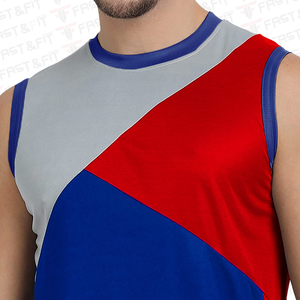Nouveauté : débardeur de sport pour homme grande taille, respirant, séchage rapide, 100% coton, avec couleur et logo personnalisés, fabriqué au Pakistan - Product Image 6