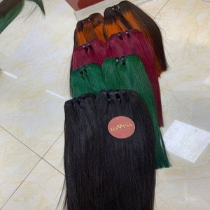 Extensiones de cabello lacio sin procesar, 100% colores, vietnamita, alta calidad, liso, brillante, sin caída, precio al por mayor - Product Image 4