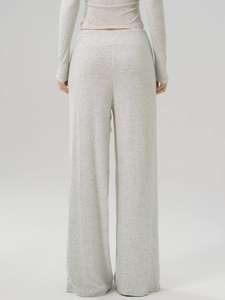 Pantalons larges en toile pour femmes, streetwear d'hiver 2023, couleur unie, pantalons de survêtement personnalisés - Product Image 6