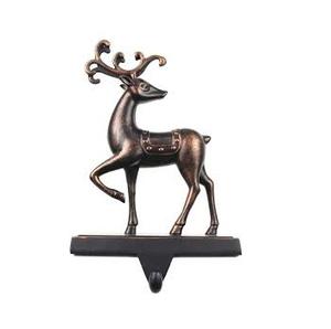 Reindeer Head <b>Christmas</b> <b>Stocking</b> Holders They have the look like hand-carved Base has a hook for hanging - Product Image 5