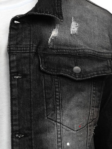 Trendy Distressed Denim <b>Jacket</b> Street Fashion Jeans Outerwear Custom Logo Design Private Label Manufacturing for Global Buyers - Product Image 4