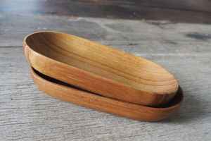 Bol en bois de forme ovale bol en bois naturel fait à la main parfait pour servir des salades fruits ou ajouter un charme rustique à votre table - Product Image 6