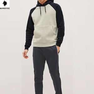 เสื้อมีฮู้ดแบบสวมหัวของผู้ชายผ้าเทอร์รี่ผ้าฝ้าย100% น้ำหนักเบาลายนูนทึบออกแบบได้ตามต้องการสำหรับฤดูหนาว - Product Image 3