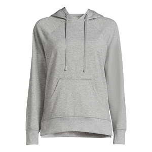 Jersey extragrande de talla grande de algodón 100% para mujer, sudaderas con capucha bordadas lisas personalizadas con parte delantera de invierno acolchada - Product Image 1