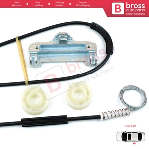 Kit de réparation de lève-vitre arrière gauche BWR309 pour BMW Série 5 E39 1996-03/1999 4/5 portes pré-lifting 51358159835 - Product Image 3