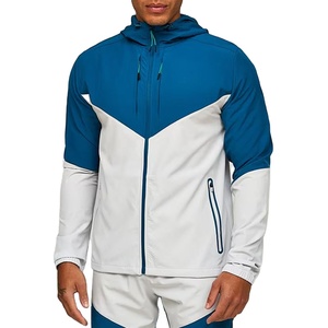 Chaqueta con Capucha Premium con Logotipo Personalizado y Bolsillo con Cremallera Reflectante, Chaquetas para Hombre, Cortavientos Ligero, Chaquetas Impermeables - Product Image 3