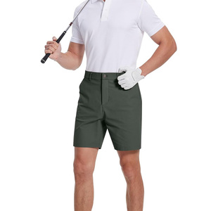 Pantalones cortos de golf para hombre con logotipo personalizado OEM material elástico transpirable ideal para UNIFORMES DE EQUIPO marca deportiva y ropa al por menor - Product Image 1