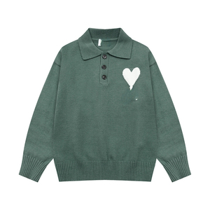 Pull-over léger en tricot pour hommes coupe ajustée en laine mélangée douce et chaude pull décontracté à manches longues - Product Image 4