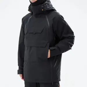 Veste parachute de luxe pour hommes veste imperméable surdimensionnée à séchage rapide veste de pluie chaude d'hiver