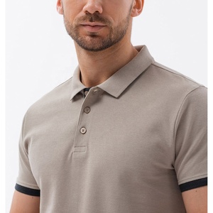 Polo à manches courtes décontracté d'été de haute qualité pour homme, haut de loisirs en tricot respirant avec logo personnalisé et motif imprimé - Product Image 3