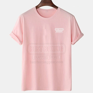 Style personnalisé décontracté plaine à manches courtes hommes t-shirts 100% coton grande taille à vendre - Product Image 1