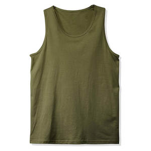 เสื้อกล้ามไร้รอยต่อสำหรับผู้ชายเสื้อกั๊กออกกำลังกายระบายอากาศได้ดีทำจากผ้าฝ้าย100% ผ้าถักนิตติ้งไซส์ใหญ่พิเศษ - Product Image 3