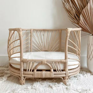 Meubles pour enfants en gros, lit pour enfants en rotin naturel, confortable et pratique pour les enfants - Product Image 1