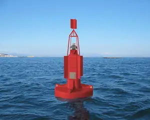 Marine LLDPE Steel Frame Navegação Bóia para navios marinhos e barcos Custom Highly Visible Ocean Buoy