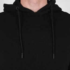 Pull à capuche pour hommes OEM 100% coton Sweat-shirt à capuche épais lourd Logo personnalisé brodé épaules tombantes Sweats à capuche en gros - Product Image 2