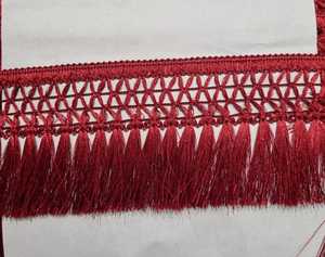 Custom Made Rayon <b>Tasseled</b> Fringes Ideal for Use in Home Furnishings and Suitable for Curtains and <b>Cushion</b> Covers - Product Image 4