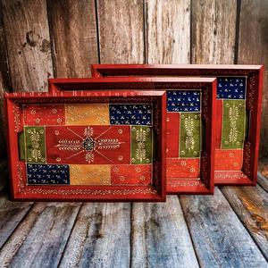 Plateau de service en bois MDF avec revêtement émaillé, design, hôtels et restaurants, articles de cuisine, plateau de table, haute qualité - Product Image 5