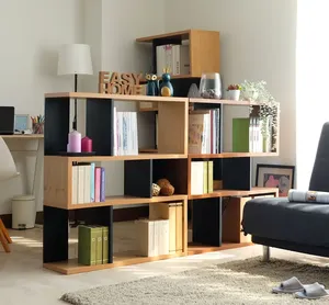 Metal Wooden Thick Board 5-layer Vertical <b>Filing</b> Cabinet Bookshelf for Home Office - Product Image 5