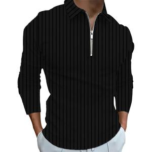 Camiseta Deportiva Casual de Manga Larga para Hombre, Transpirable, para Golf y Actividades al Aire Libre, con Estampados Urbanos, Estilo Sólido - Product Image 4