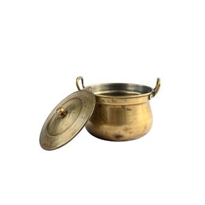 Solid Engraved Turkish Copper <b>Pot</b> Traditional Pure Copper Casserole <b>Cooking</b> <b>Pot</b> With Brass Handle - Product Image 2