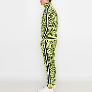 Fabricante Profesional, Conjuntos Deportivos de Felpa con Estampado de Guepardo para Hombre, Ligeros, con Cremallera Completa, Hechos a Medida, en Venta - Product Image 3