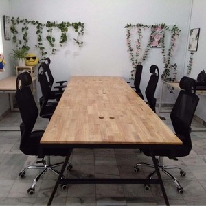 โต๊ะทำงานแบบคลัสเตอร์ 6 ชิ้น AConcept ขนาด 360x120 ซม. ขาเหล็กทันสมัย ประกอบเองได้ เหมาะสำหรับสำนักงานหรือห้องนอน-HBAC016 - Product Image 6
