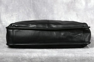 Maletín grande de cuero para hombre, bandolera para portátil de 15,6/17/14 pulgadas para el trabajo, negocios, oficina, hombro, estuche de transporte - Product Image 4