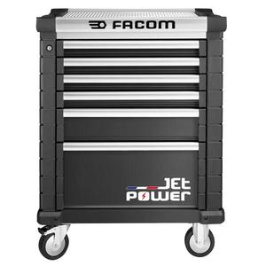 Gabinete Rodante Facom JET POWER con 6 Cajones y 3 Módulos, Gabinetes para Herramientas - Cajones Vacíos - Product Image 2